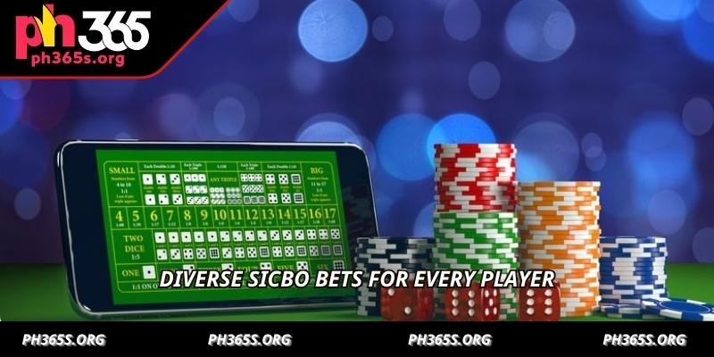 Sicbo Online At PH365 - Wager Types And Winning Tactics