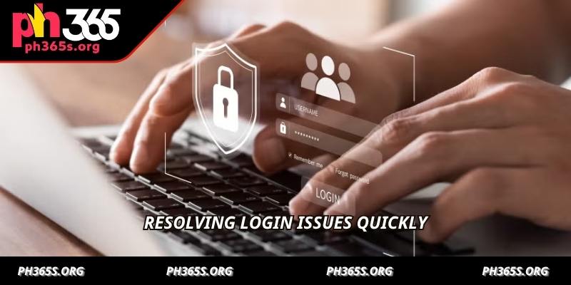 Resolving login issues quickly