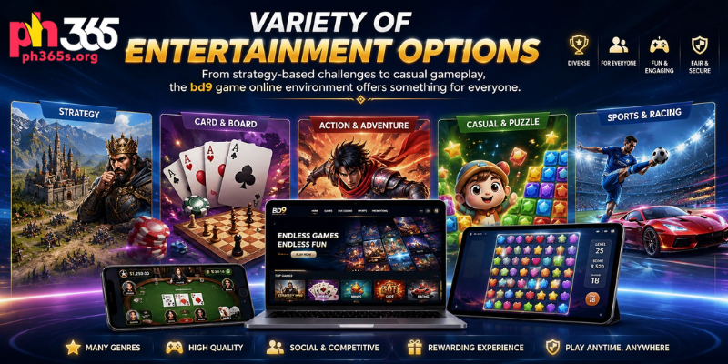 Variety of Entertainment Options